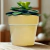 Vaso Liso Cerâmica Creme - Agrojardins - Loja Agrojardins