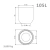 Vaso Cilindrico Liso 55 - Japi - comprar online