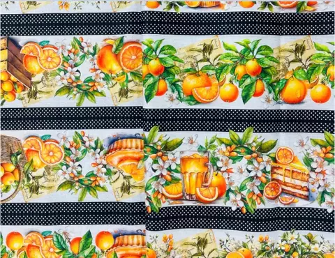 TRICOLINE DIGITAL BARRADO ORANGE SUCO E BOLO REF:799 COR:2061