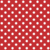 TRICOLINE POA EXTRA GRANDE BRANCO FUNDO VERMELHO REF:1554-V106