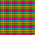 TRICOLINE XADREZ COLORIDO FUNDO PRETO REF:9050-V253