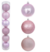 BOLA MISTO TUBO COM 6 ROSA CLARO 8CM REF:81932006