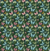 TRICOLINE DIGITAL BORBOLETAS NO JARDIM 2 FOLHAS VERDE FUNDO MARINHO REF:D947
