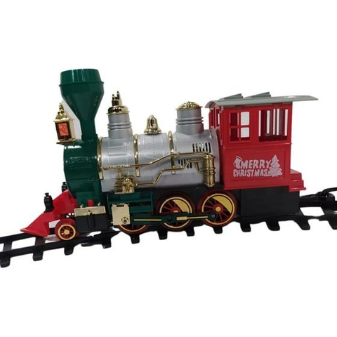 TREM DECORATIVO NATALINO PLT COLORIDO 1,2M REF:45116001