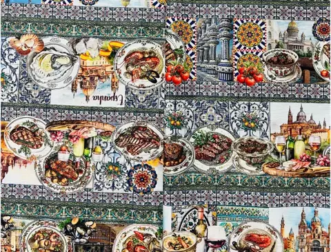 TRICOLINE DIGITAL BARRADO ESPANHA CULINARIA REF:799 COR:2267