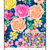 TRICOLINE DIGITAL FLORAL GRANDE AMARELO E ROSA FUNDO AZUL ROYAL REF:R499794 DES:95065