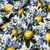 TRICOLINE DIGITAL LIMAO SICILIANO COM FLORES AZUIS FUNDO BRANCO REF:799 COR:1107