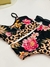 Bikini Top Con Push Up Leopard en internet
