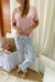 Pijama Paula Pétalo Manga Corta