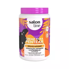 Creme Pentear Condicionador Brilho Maximo 1Kg Salon Line