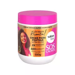 Sos Creme Pentear Condicionador Ultra Gloss De Repente Pronta 500Gr Salon Line