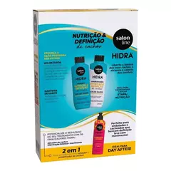 Hidra Kit Shampoo+Condicionador Mix De Oleos E Manteiga De Karite 300Ml Salon Line - comprar online
