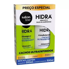 Hidra Kit Shampoo+Condicionador Abacate E Oleo De Amendoas 300Ml Salon Line
