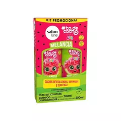 #Todecacho Kit Shampoo 300Ml + Condicionador 200Ml Melancia Kids Salon Line