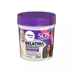 Sos Gelatina Condicionador Super Oleos 400Gr Salon Line