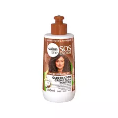 Sos Creme Pentear Condicionador Oleo De Coco 300Ml Salon Line