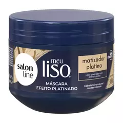 Meu Liso Mascara Condicionante Matiz Platina 300Gr Salon Line