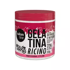 #Todecacho Gelatina Condicionador Ricino 550Gr Salon Line