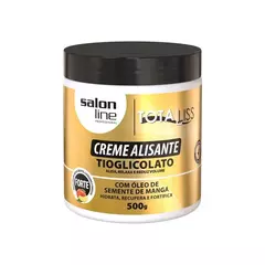 Creme Alisante Manga Forte Pote 500Gr Salon Line