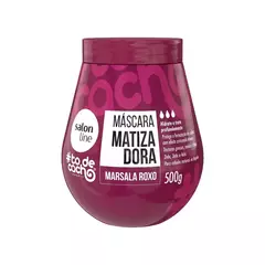#Todecacho Mascara Condicionante Matiz Marsala Roxo 500Gr Salon Line