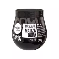 #Todecacho Mascara Condicionante Matiz Preta 300Gr Salon Line