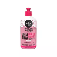 #Todecacho Gelatina Condicionador Brilho Gloss 310Gr Salon Line