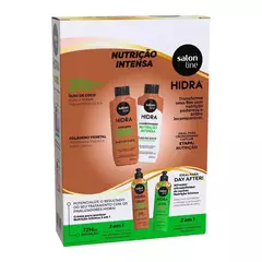 Hidra Kit Shampoo+Condicionador Oleo De Coco E Colageno 300Ml Salon Line - comprar online