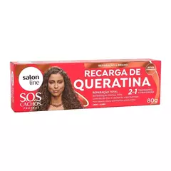 Sos Condicionador Recarga Queratina Reparacao Total 80G Salon Line - comprar online