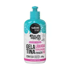 #Todecacho Gelatina Liquida Condicionador Estiliz Extra Forte 300G Salon Line