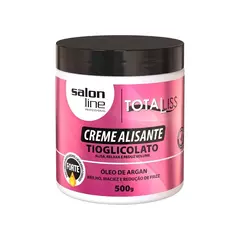 Creme Alisante Argan Oil Forte 500Gr Salon Line