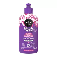 #Todecacho Creme Pentear Condicionador Cachos Dos Sonhos 300Ml Salon Line