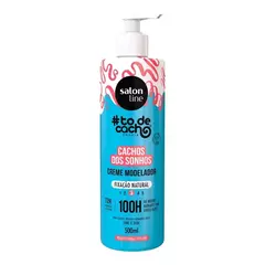 #Todecacho Creme Modelador Condicionador Cachos Dos Sonhos Fixacao Natural 500Ml Salon Line