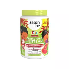Creme Pentear Condicionador Kids Melancia Cachinhos Definidos 1Kg Salon Line