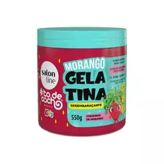#Todecacho Gelatina Condicionador Kids Morango Desembaracante 550Gr Salon Line