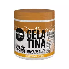 #Todecacho Gelatina Condicionador Oleo De Coco 550Gr Salon Line