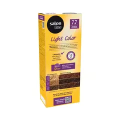 Light Color Prof 7.7 Marrom Dourado Salon Line na internet