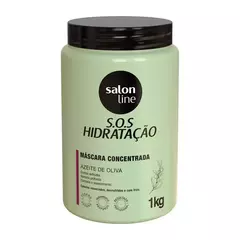 Sos Hidratacao Mascara Condicionante Azeite De Oliva 1Kg Salon Line - comprar online
