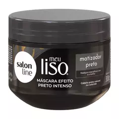 Meu Liso Mascara Condicionante Matiz Preto 300G Salon Line