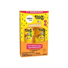 #Todecacho Kit Shampoo 300Ml + Condicionador 200Ml Maracuja Kids Salon Line