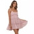 Vestido suspensório com estampa de férias sexy da FFOrder na internet