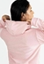 Casaco Rosê com Branco Fitness Feminino | REF: LX143 - loja online