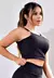 Top Cropped Fitness Preto Duplo Alcinha com Super Sustentação | VITA® na internet