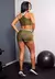 Conjunto Fitness Feminino Short + Cropped Elástic – Tecido Firme, Sem Transparência e de Alta Elasticidade na internet