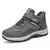 Sapatos masculinos de lã grossa e algodão quente para o inverno - comprar online