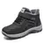 Imagem do Sapatos masculinos de lã grossa e algodão quente para o inverno