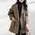 Casaco Longo de Lã VITA® – Elegância Sofisticada para Outono/Inverno | Estilo Office Lady