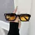 Óculos de Sol VITA® Renata Retangular Feminino Luxuoso com Lentes Espelhada - comprar online