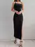 Vestido Longo Bodycon Preto VITA® Dozw: Elegância e Estilo para o Verão
