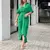 Vestido Chemise Midi VEITCHE – Leveza e Estilo Elegante para Primavera/Verão | Estampa Sofisticada & Modelagem A-Line - VITA