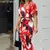 Vestido Chemise Midi VEITCHE – Leveza e Estilo Elegante para Primavera/Verão | Estampa Sofisticada & Modelagem A-Line - VITA